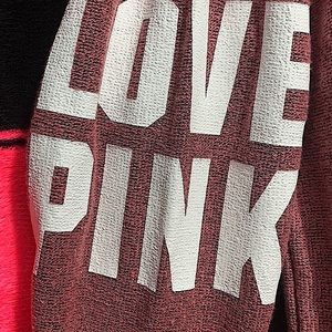 NWT vs pink oversized champagne sweater